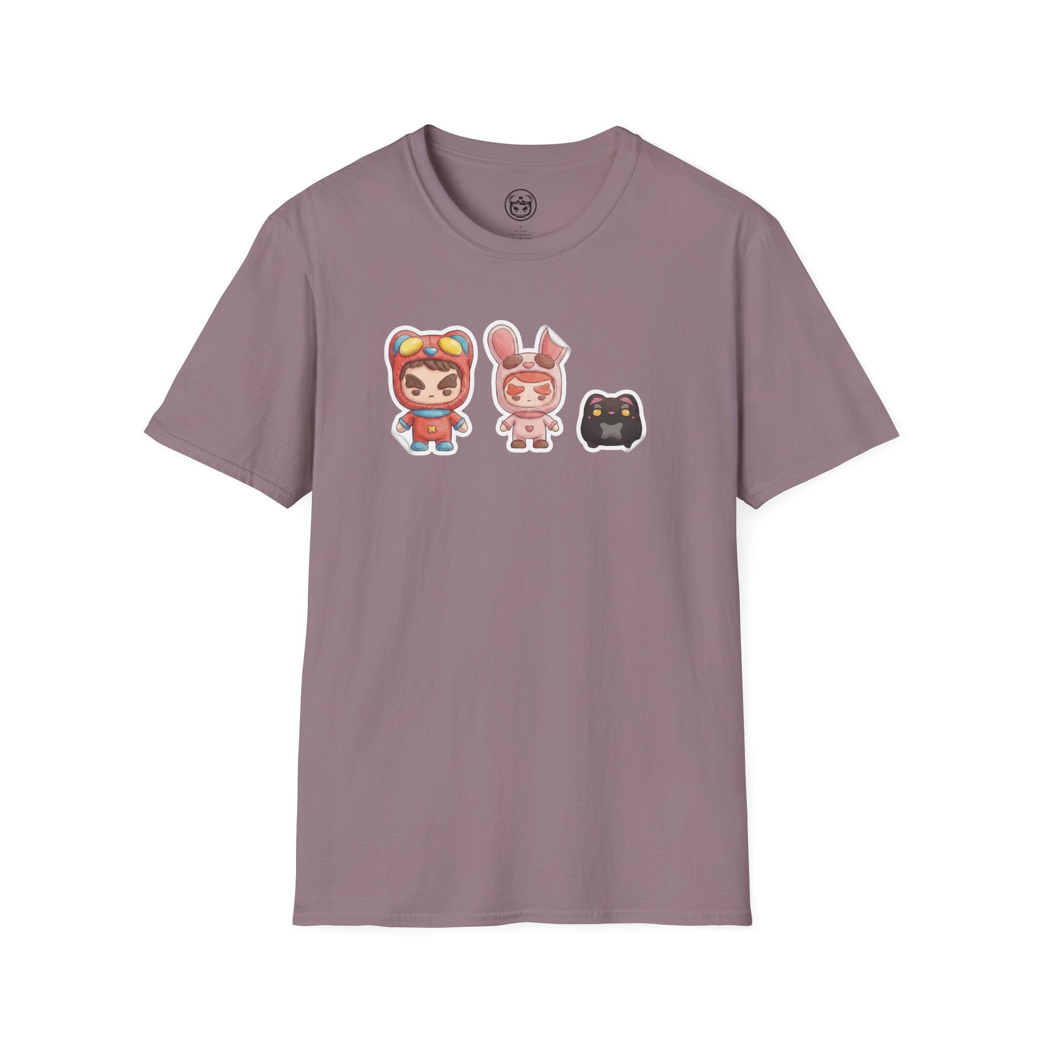 Sticker Character Set T-Shirt