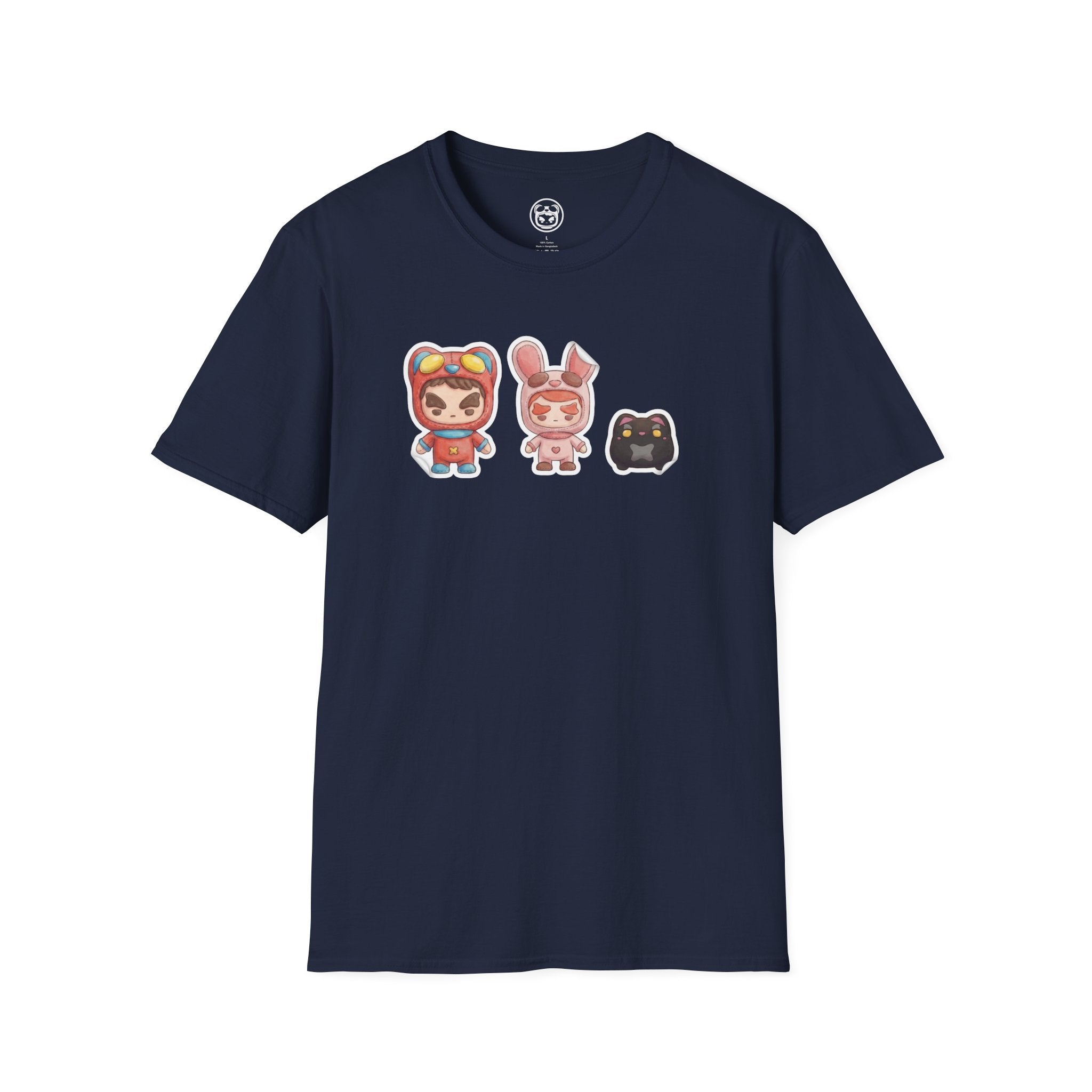Sticker Character Set T-Shirt