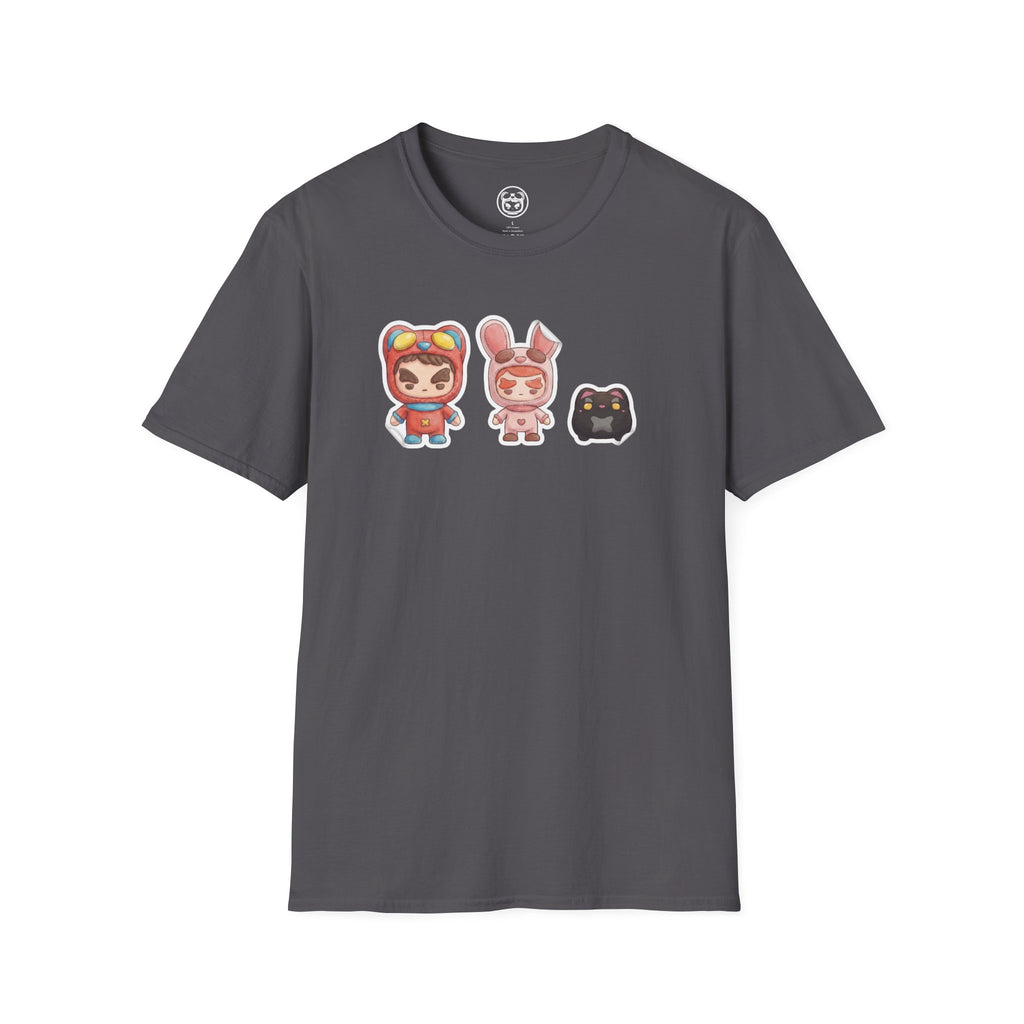 Sticker Character Set T-Shirt