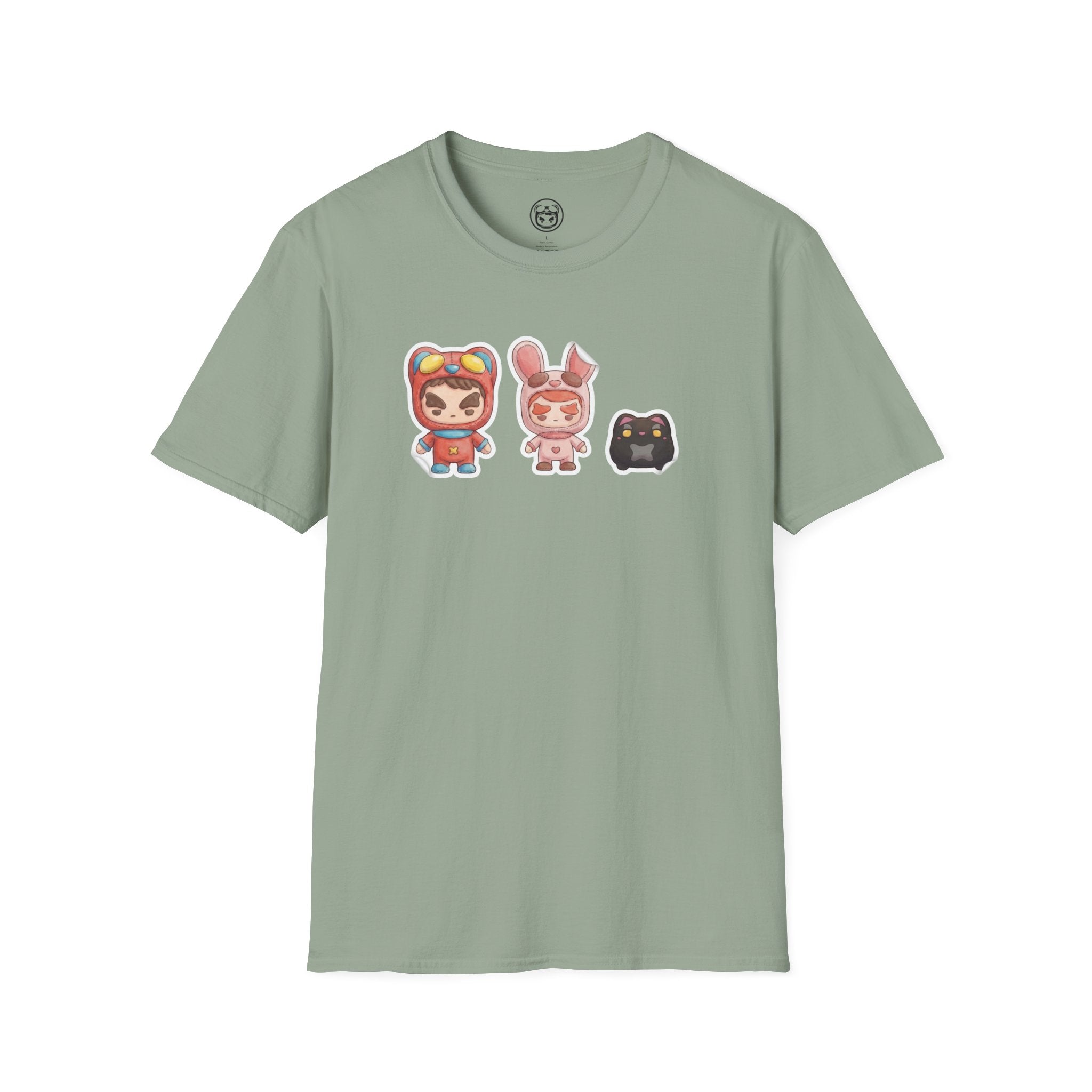 Sticker Character Set T-Shirt
